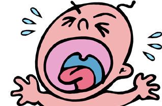 0060 0807 3002 2211 Baby Crying Clipart Image