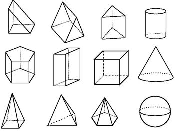 2d 3d Shapes Test Geometric Shapes Math Shapes Art Shapes Teacher    
