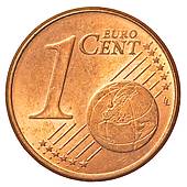 Eins Euro Cent Stock Fotos Und Bilder
