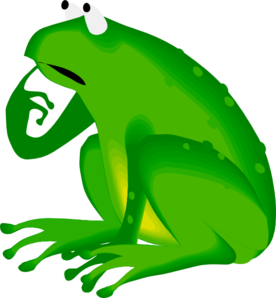 Forgetful Frog Clip Art