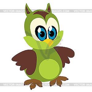 Funny Owl   Vector Clipart