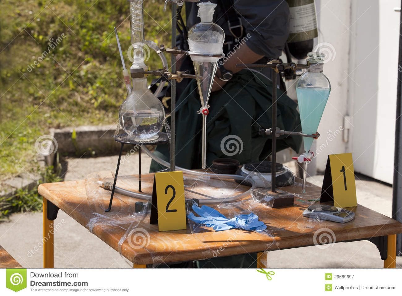 Illegal Drug Lab Royalty Free Stock Photography   Image  29689697
