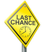 Last Chance Or Opportunity   Royalty Free Clip Art