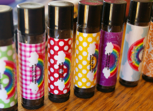 Make Your Own    Natural Lip Balm   Labels