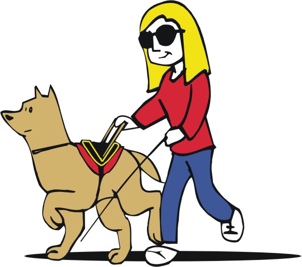 Pin Cartoon Guide Dog Blind Mice On Pinterest