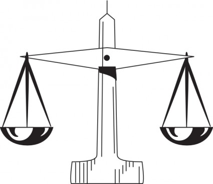 Scales Of Justice Clip Art Free Download