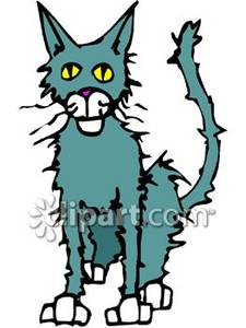 Stray Cat Royalty Free Clipart Picture