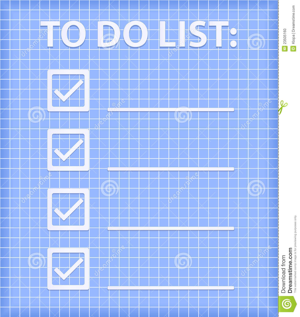 Task List Clipart Todo List On Blue Checked