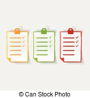 Task List Illustrations And Clipart  1611 Task List Royalty Free