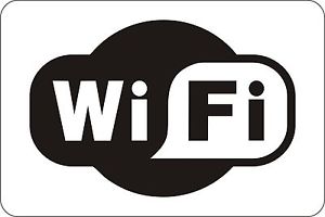 Wifi Wi Fi Vinyl Sticker Sign Window Cafe Bar Pub Shop Internet