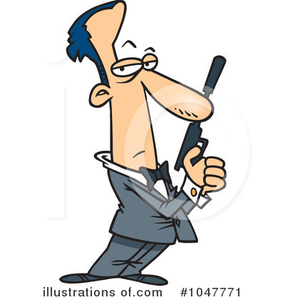 Agent Clipart  1047771 By Ron Leishman   Royalty Free  Rf  Stock