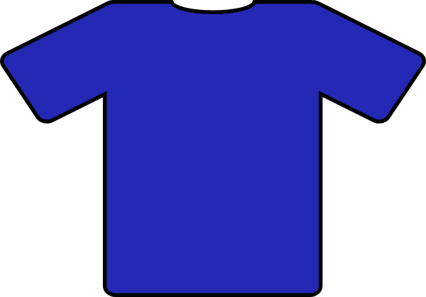 Blue Plain Tshirt Clip Art   Design   Download Vector Clip Art Online
