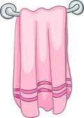 Cartoon Home Kitchen Towel Retro Dress Towel Baby Girl Garment