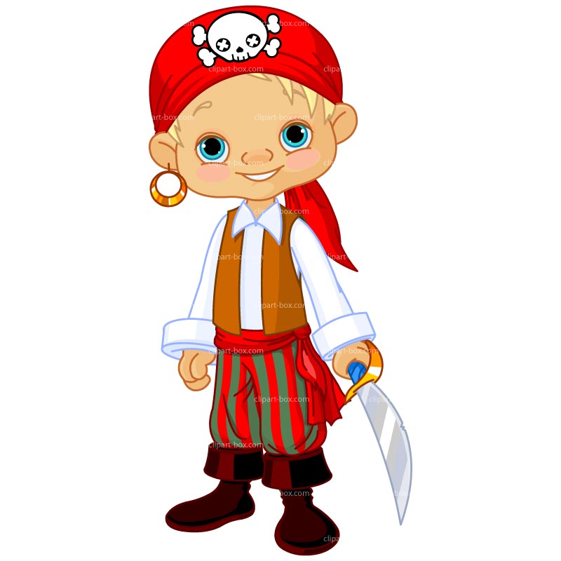 Clipart Young Pirate Boy   Royalty Free Vector Design