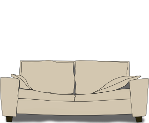 Couch Clip Art At Clker Com   Vector Clip Art Online Royalty Free    
