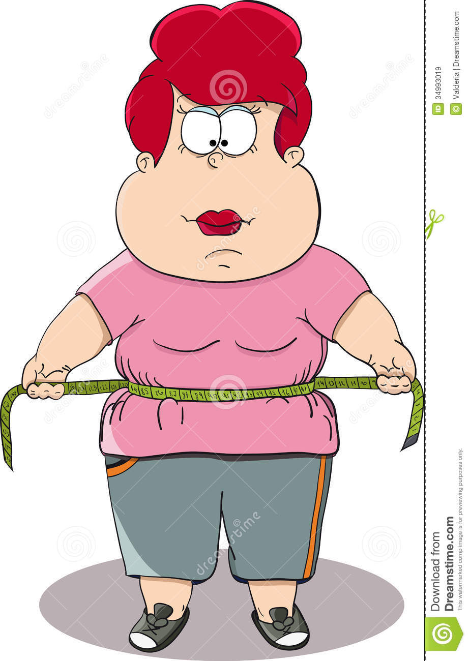 Fatty And Measuring Tape Royalty Free Stock Images   Image  34993019