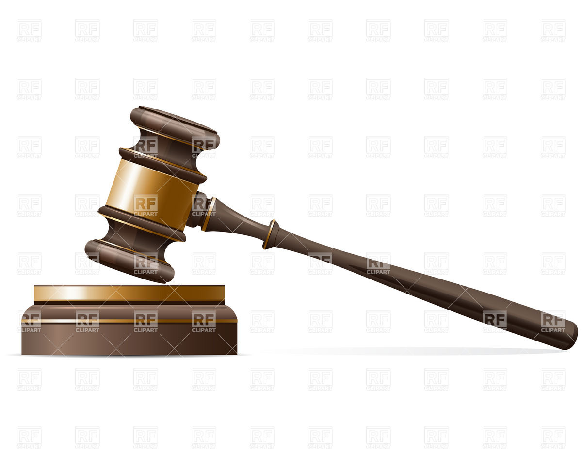 Judge Gavel And Sound Block Download Royalty Free Vector Clipart  Eps