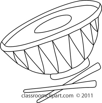 Music   Steel Drum S411c   Classroom Clipart