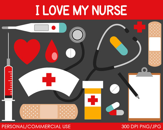 Nurse Clipart   Digital Clip Art Graphics For Personal Or Commercial    