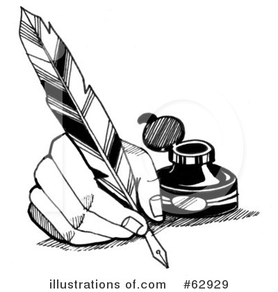 Quill Clipart  62929 By Loopyland   Royalty Free  Rf  Stock