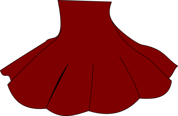 Red Skirt Clip Art At Clker Com   Vector Clip Art Online Royalty Free    