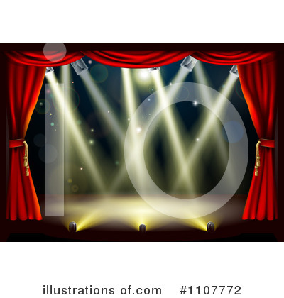 Stage Clipart  1107772   Illustration By Geo Images