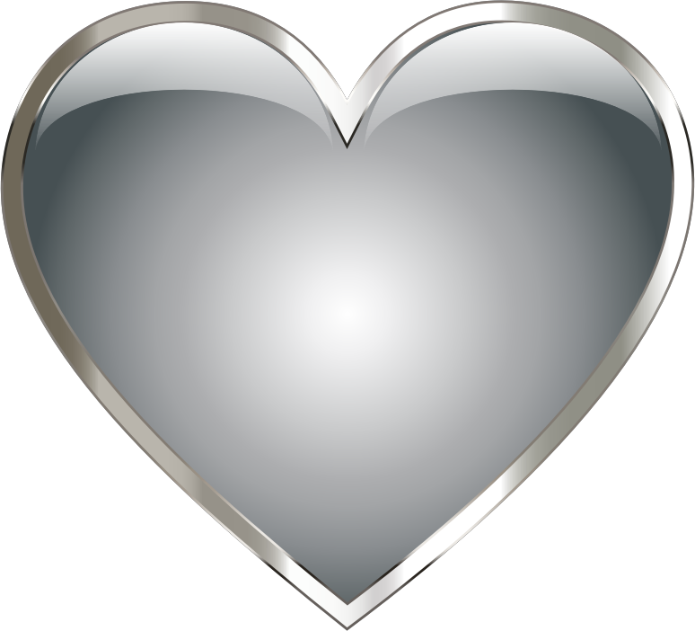 Stainless Steel Heart