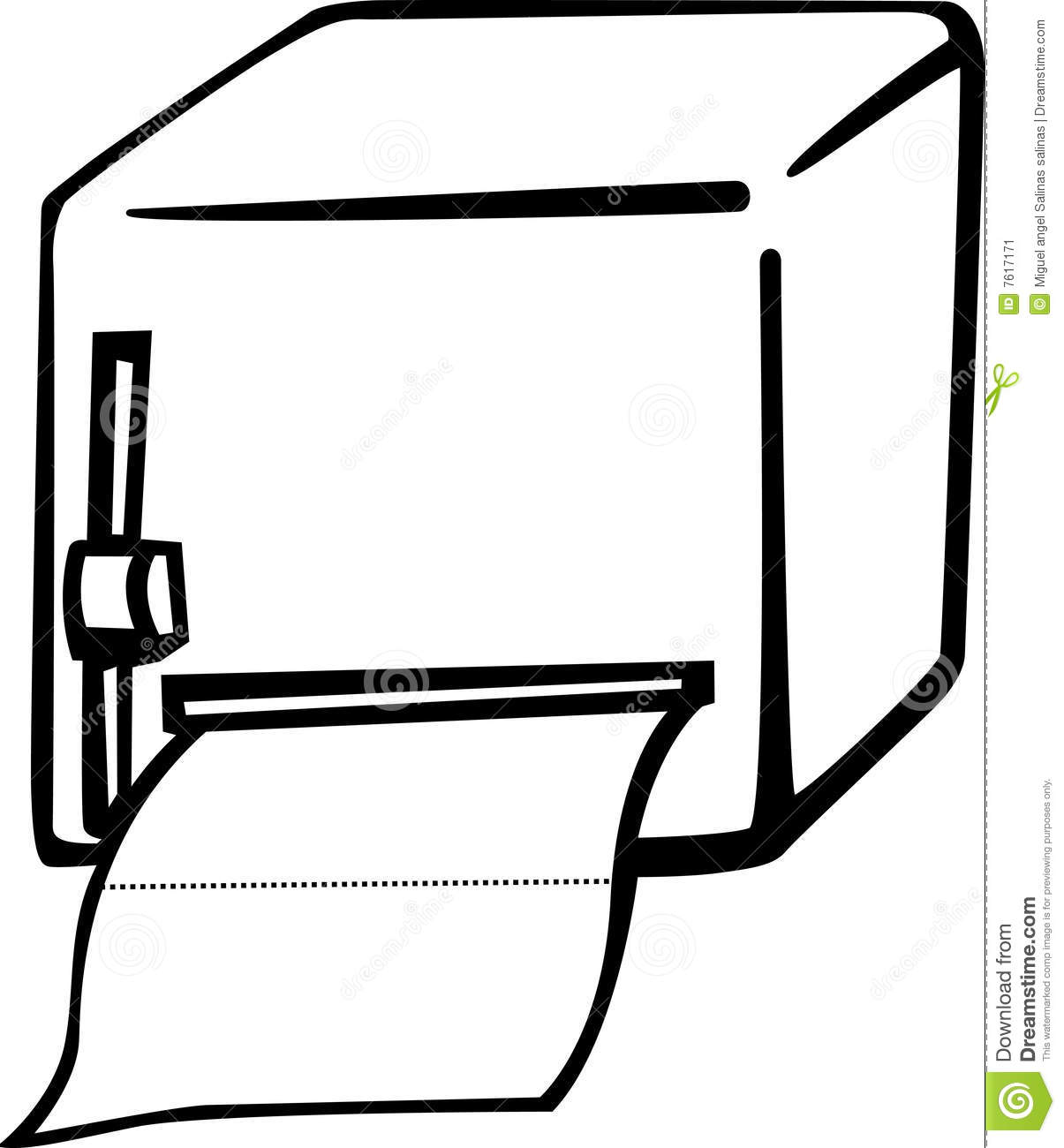 Towel Clipart Bathroom Paper Dispenser Vector Illustration 7617171 Jpg