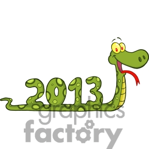 5117 Funny Snake Cartoon Character Showing Numbers 2013 Royalty Free    
