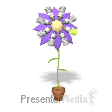 Cfl Flower Powerpoint Animation