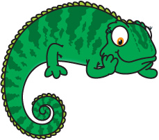 Chameleon Cartoon Cameleon Clipart   Free Clip Art Images