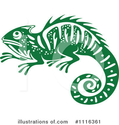 Chameleon Clipart  1116361 By Seamartini Graphics   Royalty Free  Rf