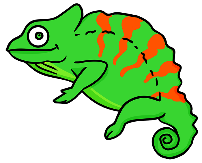 Clipartlord Com Exclusive This Chameleon Clip Art Is Great For Use On