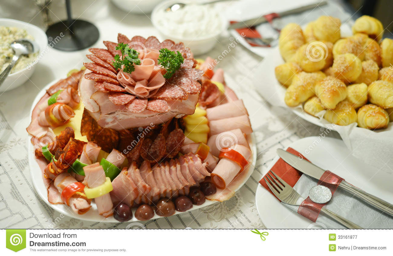 Cold Food Clipart Gourmet Food Tablecold Cuts