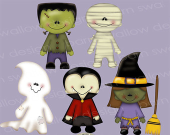 Digital Clip Art Pack   Boo   For Halloween Costume Party With