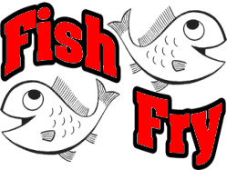 Fish Fry Image Red Lettering