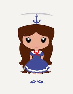 Free Printables   Sailor Girls For Children S Room  Nautical Theme