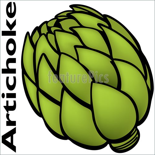 Green Artichoke Clipart   Free Clip Art Images