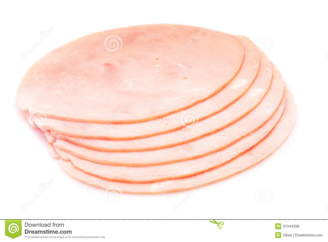 Ham Slices Royalty Free Stock Image   Image  31344296