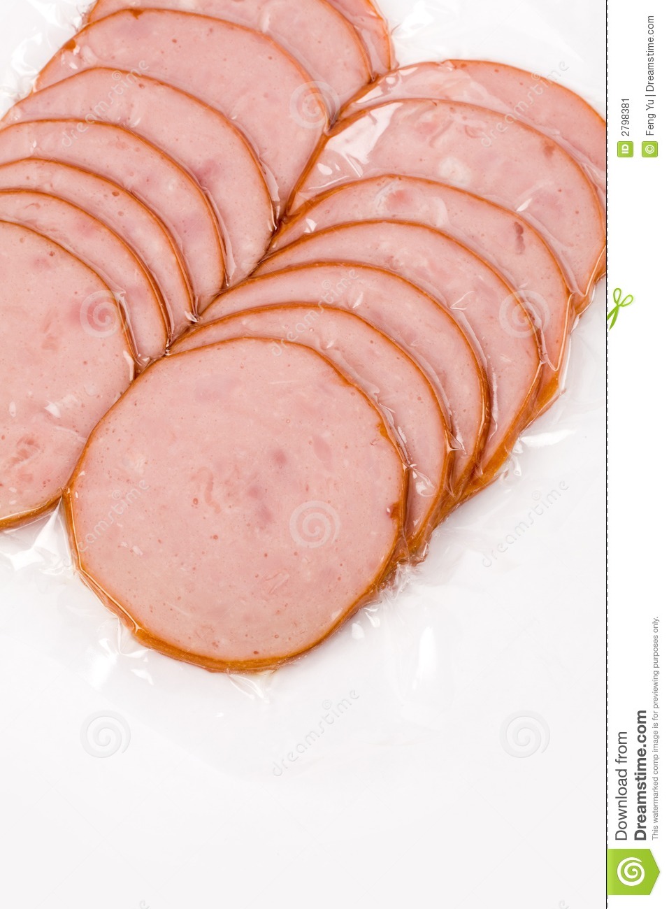 Ham Slices Stock Image   Image  2798381