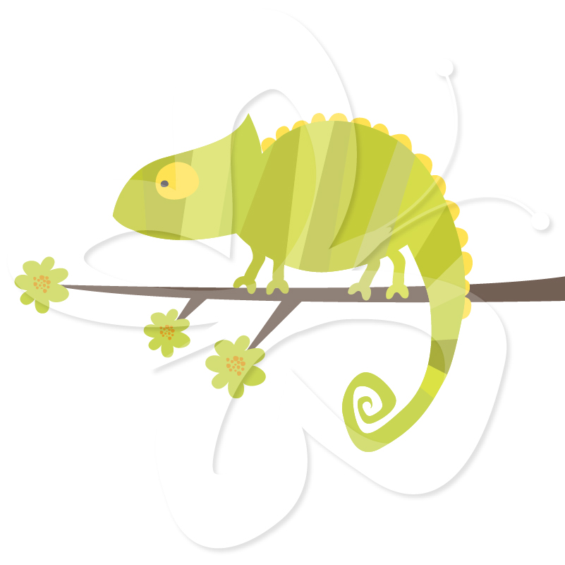 Home   All Clip Art   Colorful Chameleon Clipart