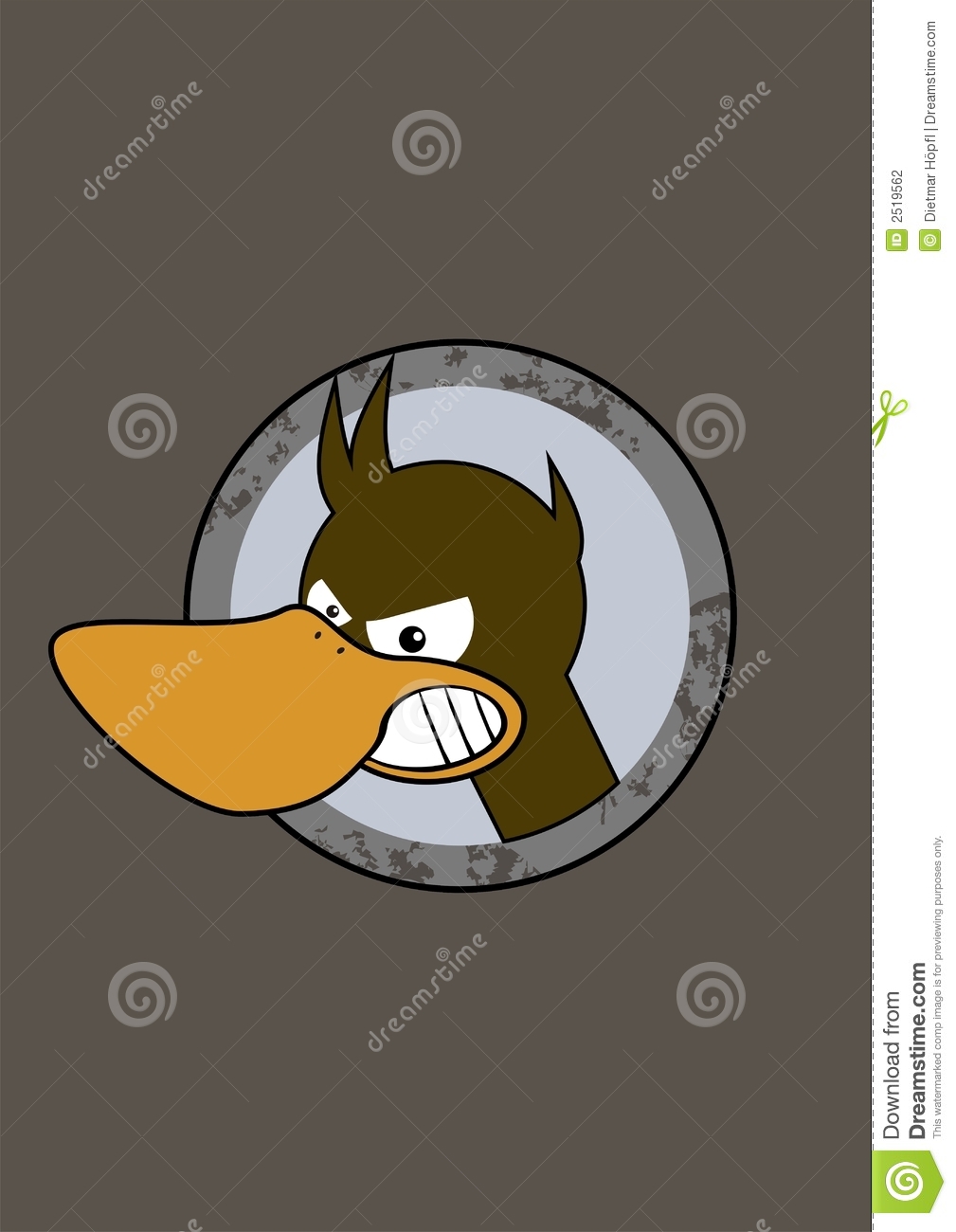 Mean Duck Clip Art Duck Illustration