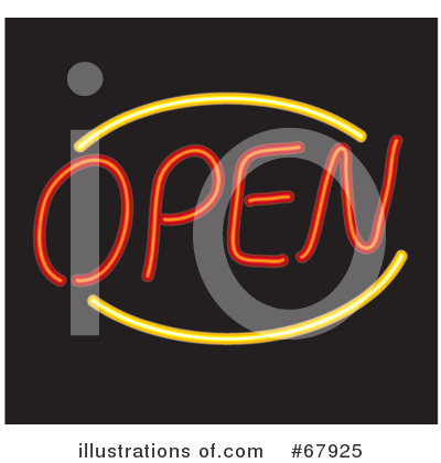 Royalty Free  Rf  Neon Sign Clipart Illustration  67925 By Rosie Piter