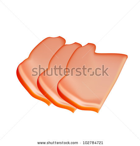 Slice Of Ham Clipart Picture Of Sliced Ham