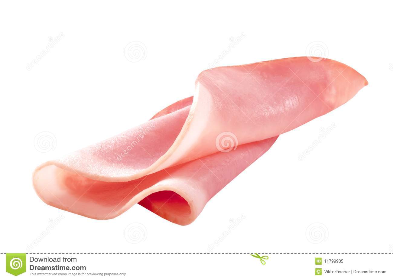 Slice Of Ham Royalty Free Stock Photo   Image  11799905