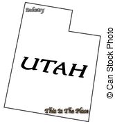State Utah Vector Clipart Royalty Free  269 State Utah Clip Art Vector    