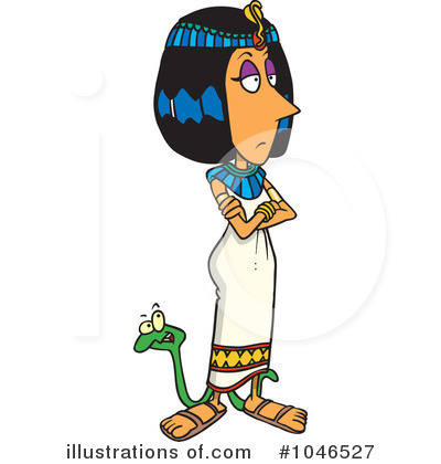 Cleopatra Clipart  1046527   Illustration By Ron Leishman
