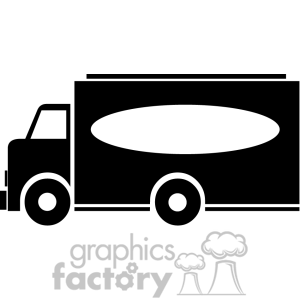 Clipart Clip Art Eps Jpg Gif Images Black White Truck Trucks Box