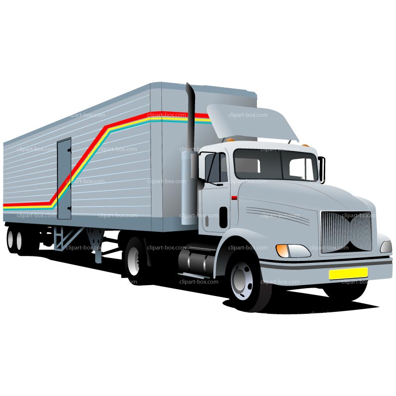 Clipart Us Truck   Royalty Free Vector Design