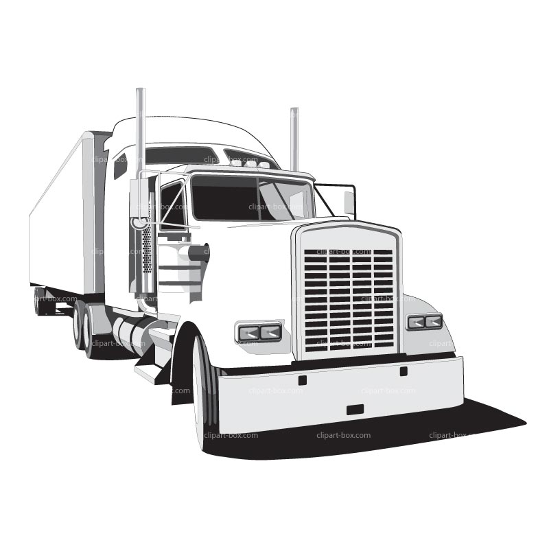 Clipart Us Truck   Royalty Free Vector Design